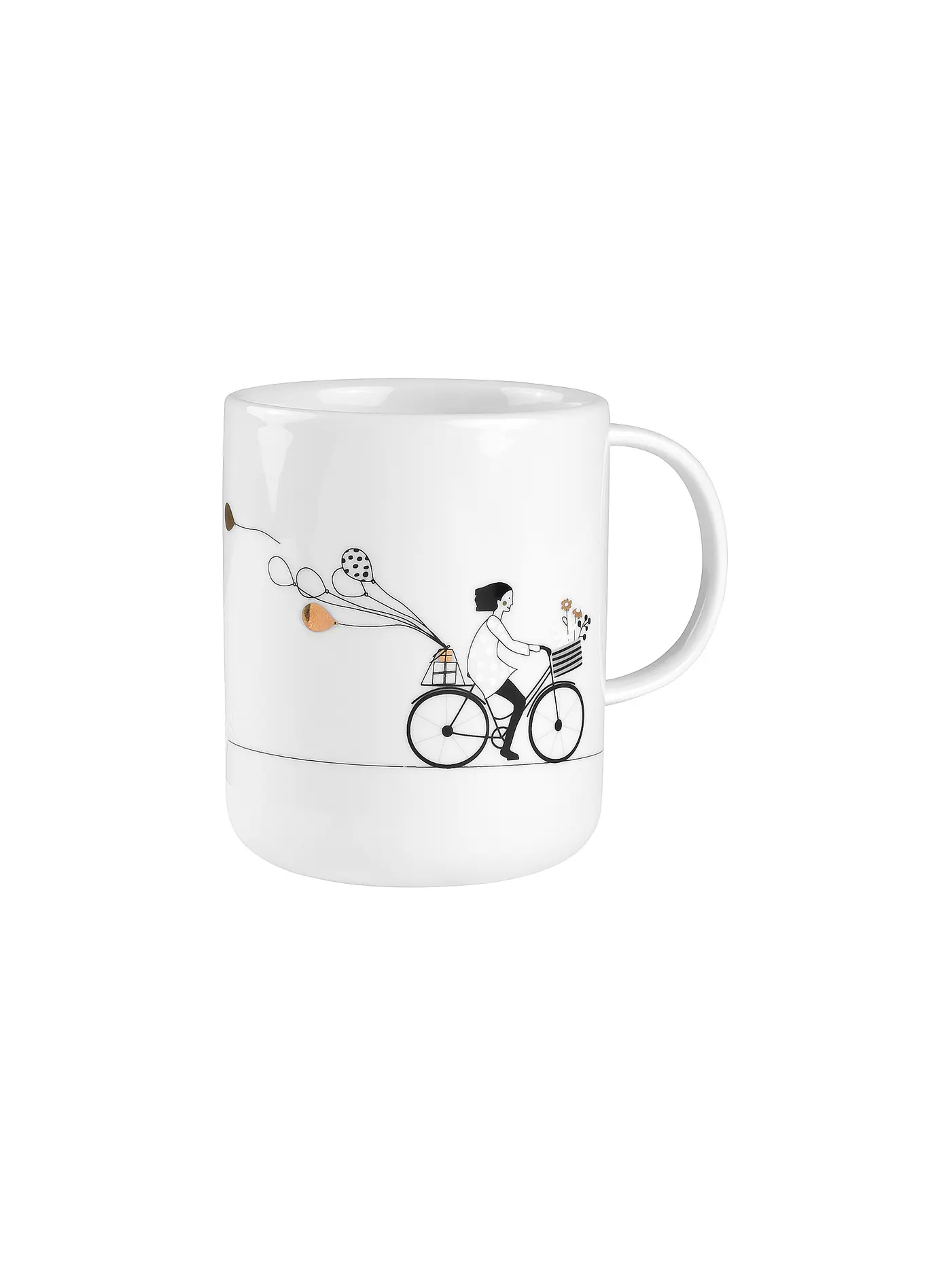 RAEDER | Henkeltasse RADFAHREN 8cm | 